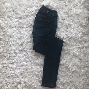 American Eagle dark blue jeans!